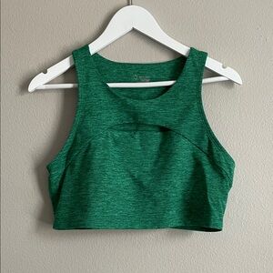 Offline by Aerie Emerald Green Recharge Keyhole Sports Bra
